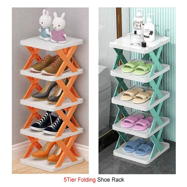 Smart Foldable Shoe Rack Organizer 5 Layer