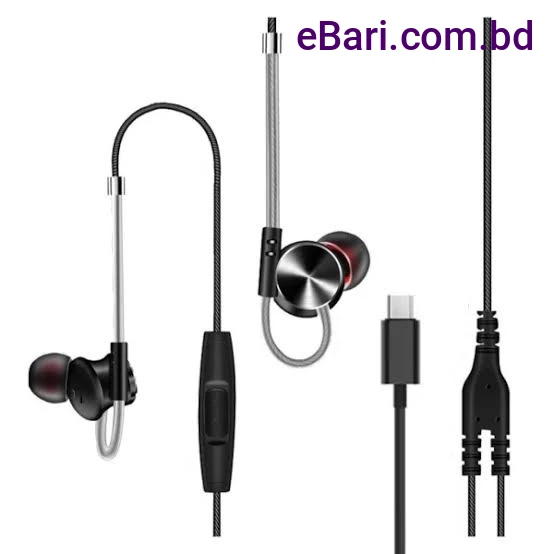 QKZ DM10 Type C Zinc Alloy Metal Earphone