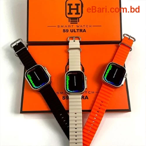 S9 Ultra Smart Watch With 3 Belts